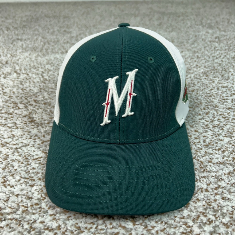 Minnesota Wild Hat Mens One Size Green White Flex Sports NHL Hockey Logo Cap